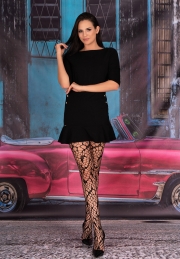 Patterned Tights Eleare LC 17160