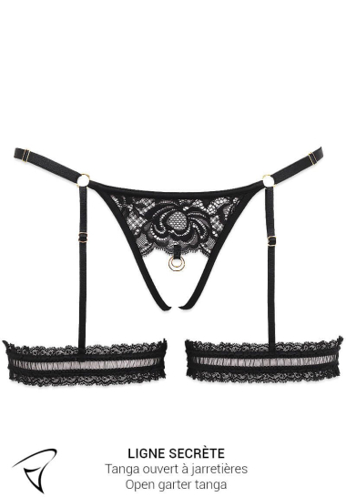 Tanga OPEN GARTER THONG
